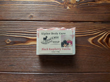 Load image into Gallery viewer, Black Raspberry Vanilla Goat Milk Soap