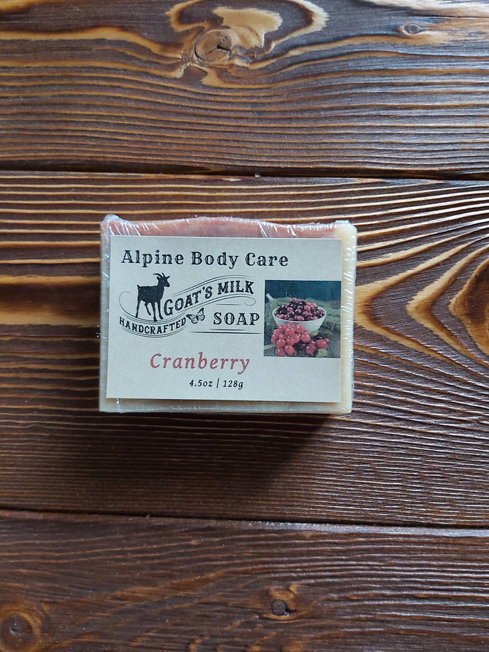 Cranberry Goat Milk Soap