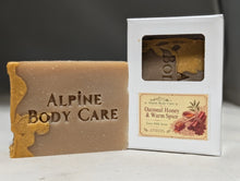 Load image into Gallery viewer, Oatmeal Honey &amp; Warm Spice Goat Milk Soap | Alpine Body Care