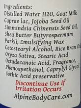 Load image into Gallery viewer, BEACHWOOD VETIVER GOAT MILK LOTION