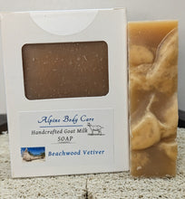 Load image into Gallery viewer, BEACHWOOD VETIVER GOAT MILK SOAP