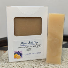 Load image into Gallery viewer, LEMON LAVENDER GOAT MILK SOAP