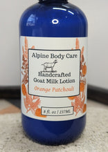 Load image into Gallery viewer, ORANGE PATCHOULI GOAT MILK LOTION