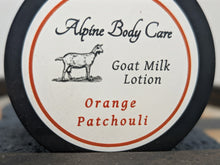 Load image into Gallery viewer, ORANGE PATCHOULI GOAT MILK LOTION