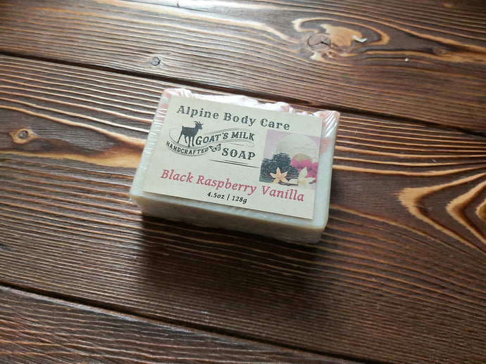 Black Raspberry Vanilla Goat Milk Soap