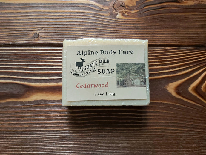 Cedarwood Goat Milk Soap